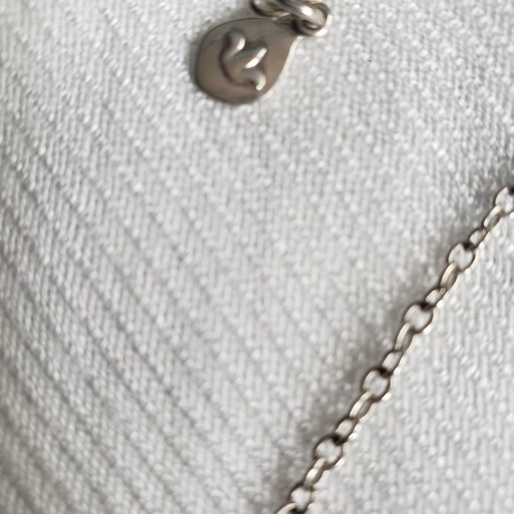 Silver and stone necklace - Picture 6 of 8